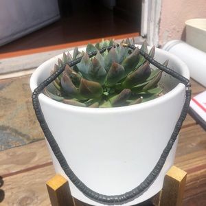 Black Beaded African necklace